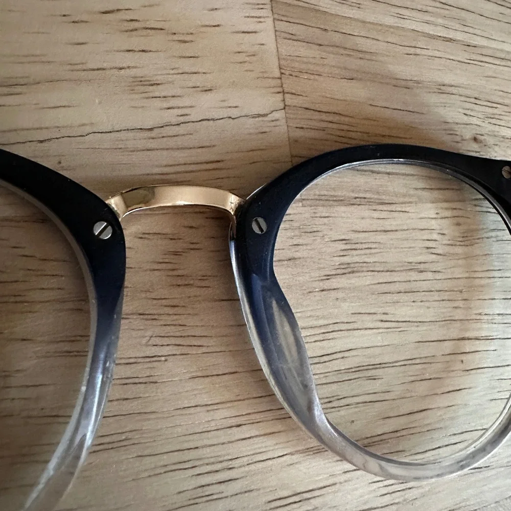 Elton John Prodigy Blue Gradient Eyeglass‎ Frames 49-21-145 Case Cloth Lenses